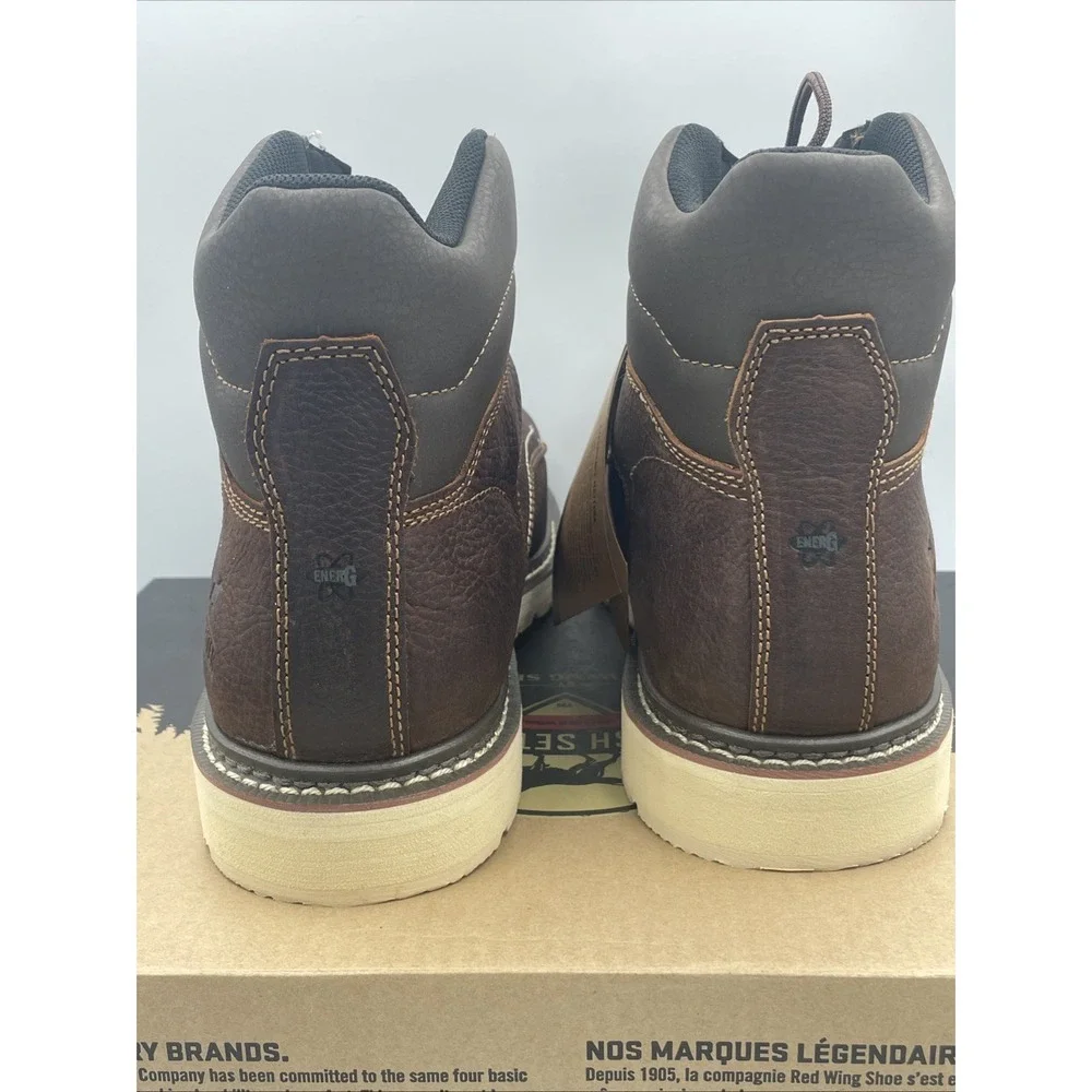 Irish Setter Red Wing‎ Kittson Steel Toe Work Boots Brown Leather Mens Size 14 D
